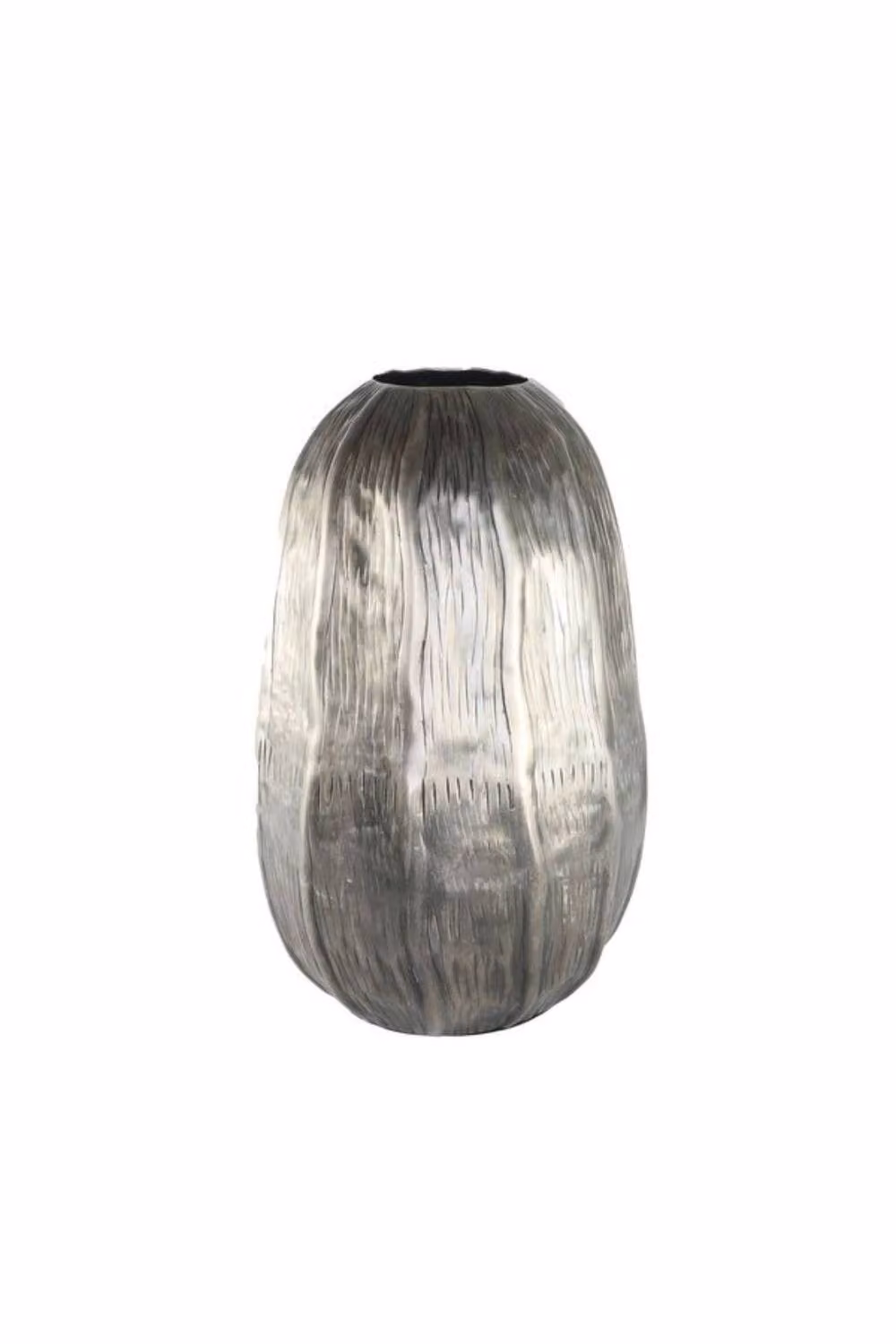 KDMD Antique Silver Eros Egg Vase, Height: 34 cm, Diameter: 22 cm – 2