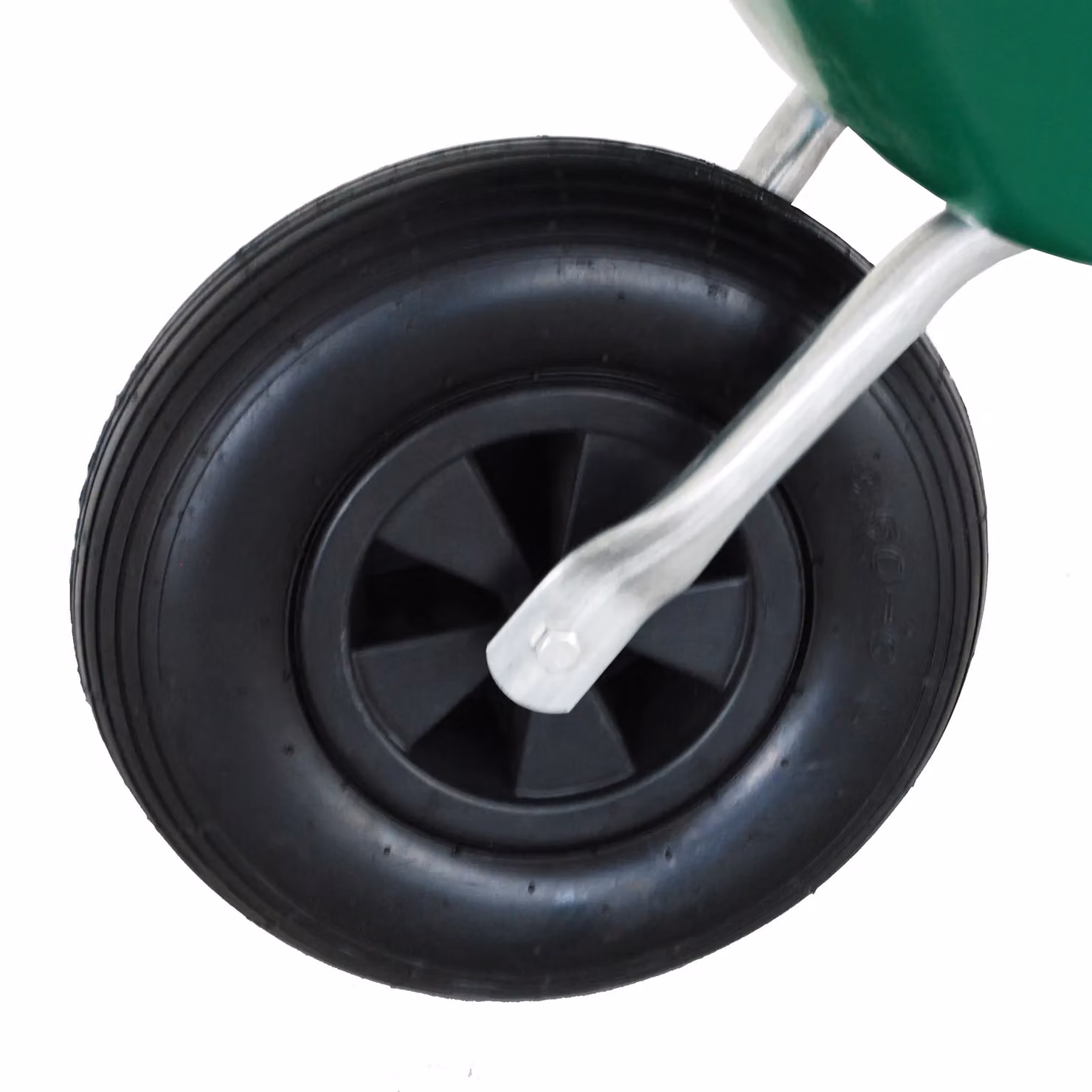 Simpa Green Plastic and Steel 85 Litre Wheelbarrow and Leaf Grabber Set – 3