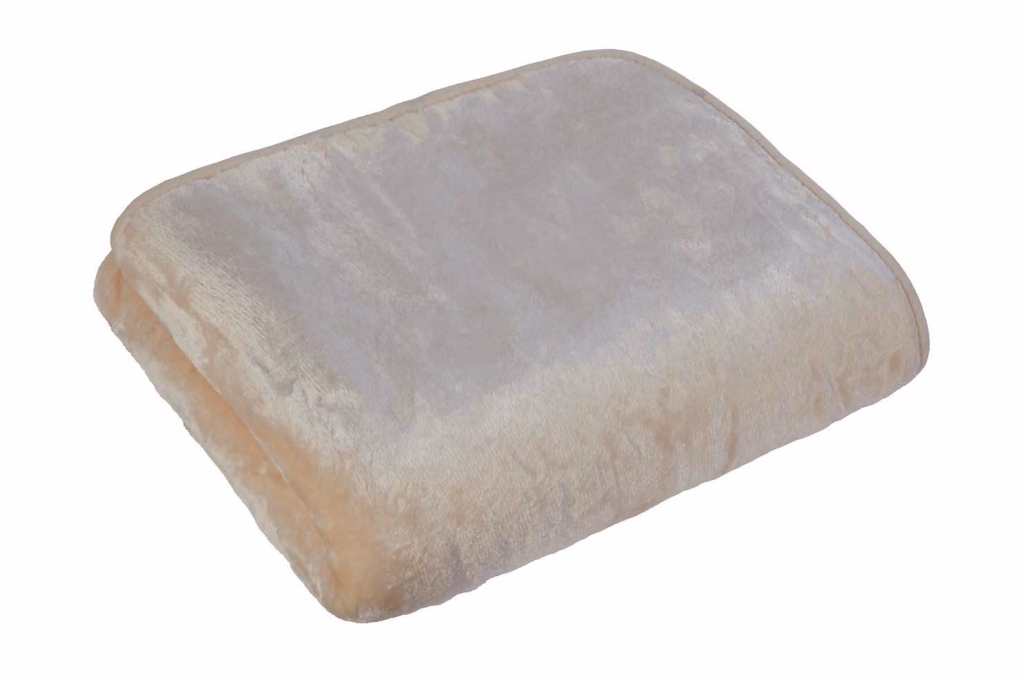 Rapport Home Mink Faux Fur Polyester Super Soft Cosy Plain Throw in Beige, W/D/H: 200 x 240 cm – 2