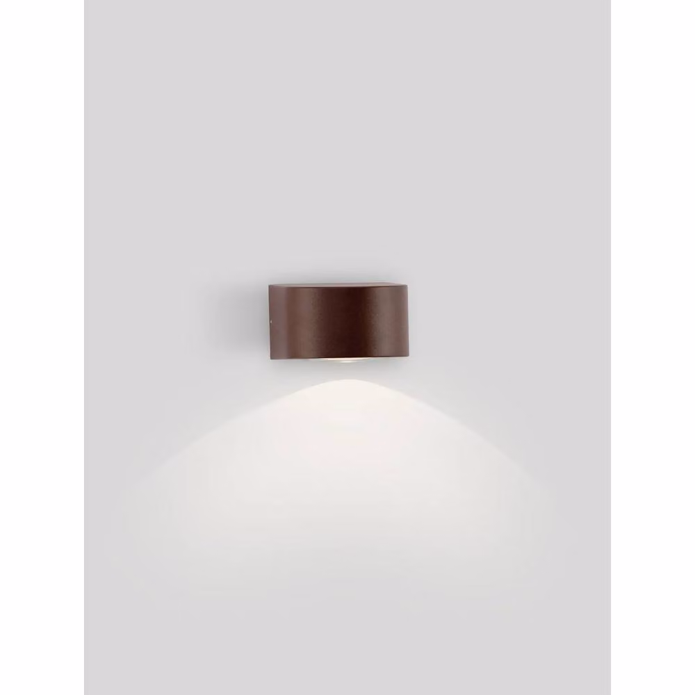 Netlighting Opera Outdoor LED Wall Down Lamp, Brown, 6W, 478lm, 3000K, IP54 – 2