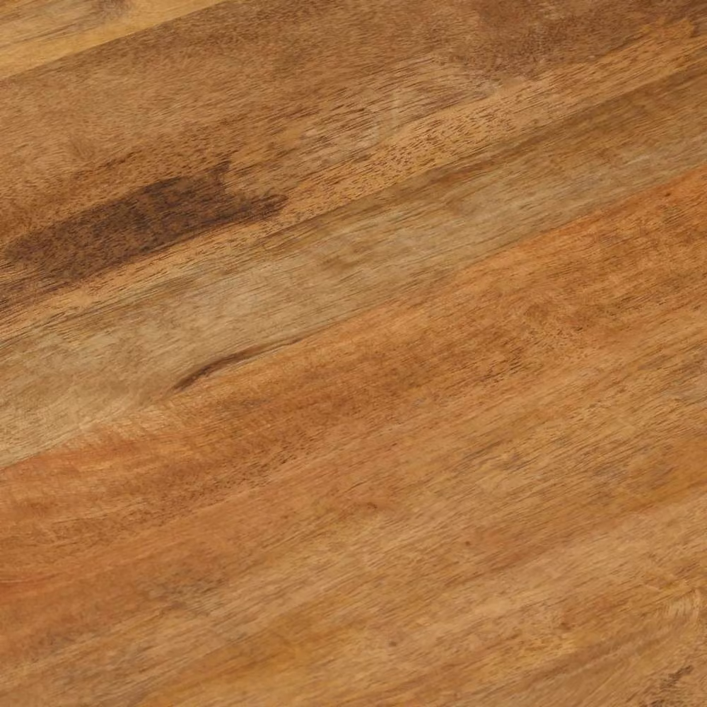 Berkfield Home Beautiful Solid Mango Wood Dining Table in Brown, W/D/H: 110 x 60 x 76 cm – 3