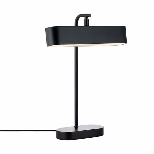 Nordlux Merlin Modern Metal Table Lamp, Black, H: 41.0 cm, W: 10.6 cm, D: 30.0 cm – 1