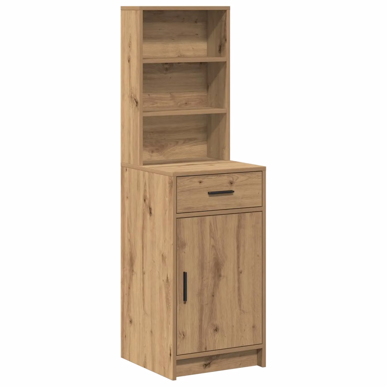 Berkfield Home Artisan Oak Highboard in Brown, W/D/H: 40 x 41 x 135 cm – 2