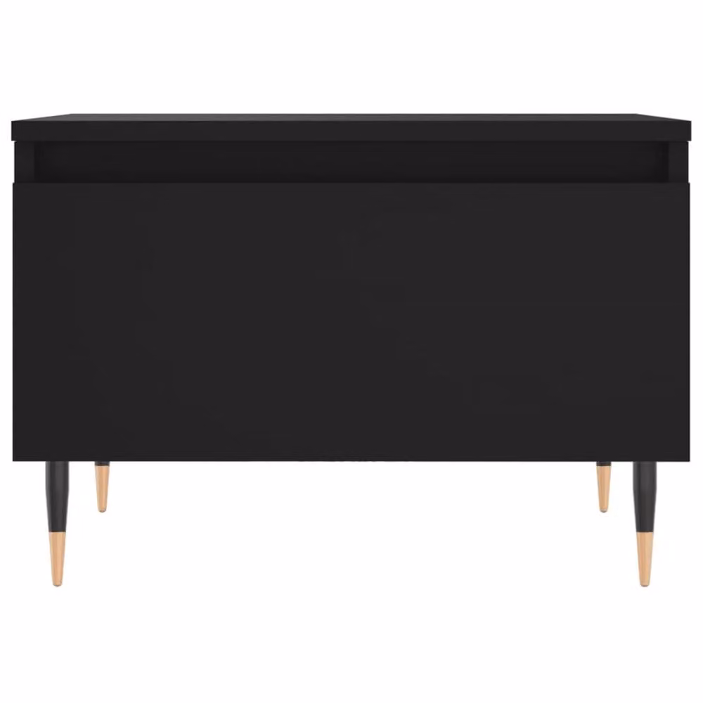 Berkfield Home Modern Nested Coffee Tables, 2 Piece Set, Black, W/D/H: 50 x 46 x 35 cm – 3