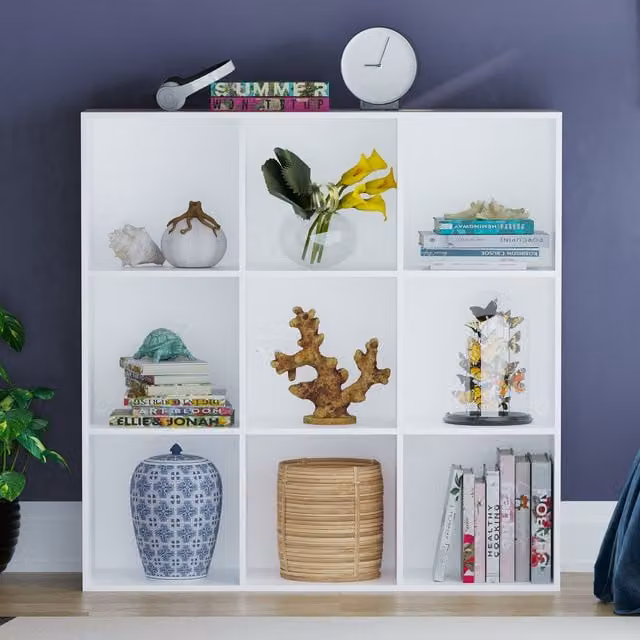 Vida Designs Durham 9 Cube Storage Unit in White
