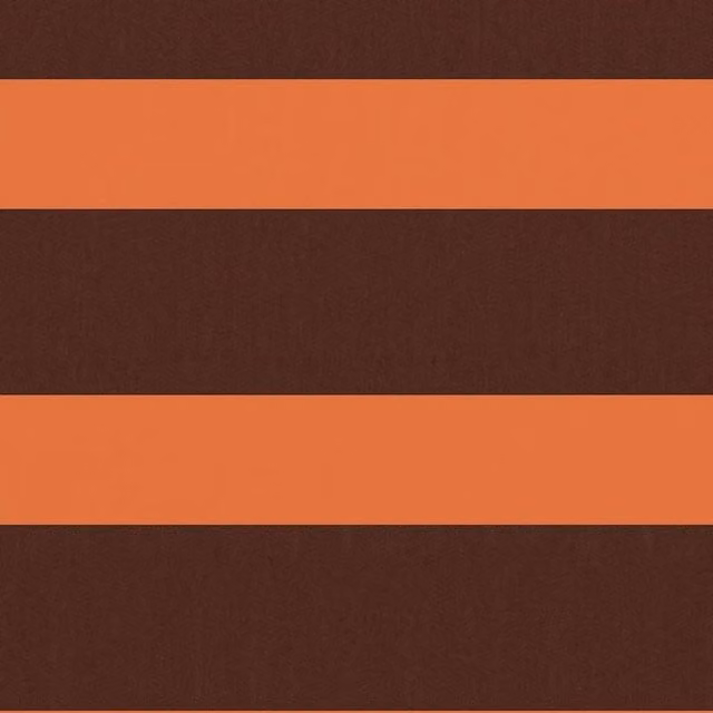 Berkfield Home Opaque Balcony Cover in Orange and Brown Oxford Fabric, W/H: 600 x 90 cm – 1