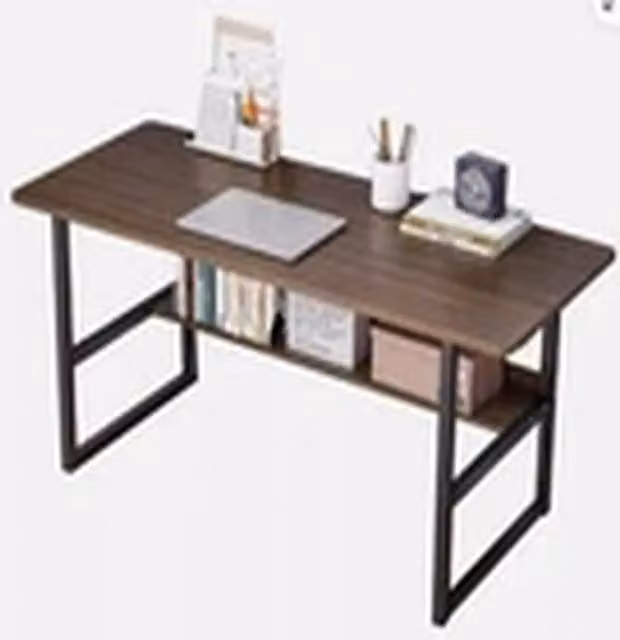 EONLION Brown Computer Desk and Home Office Workstation – 1