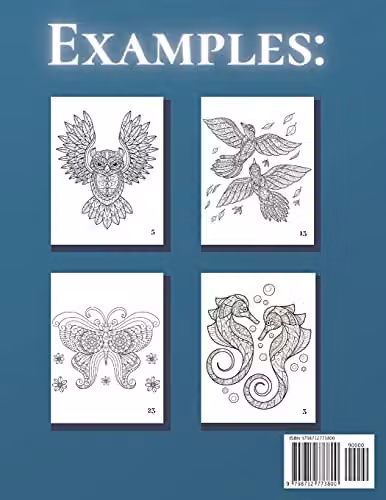 Animals Mandala Coloring Book with Cute Animal Doodle and Mandala Patterns for Adults – 2
