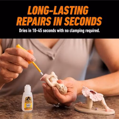 Gorilla Super Glue 12g Transparent Rapid Setting Cyanoacrylate – 3