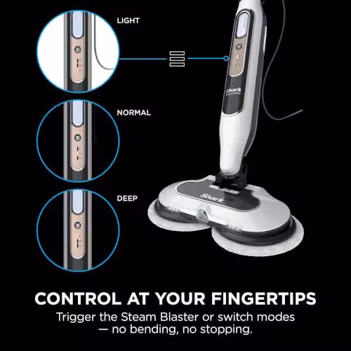 Shark Steam and Scrub Automatic Steam Mop with Steam Blaster S8201UK in White and Grey – 6