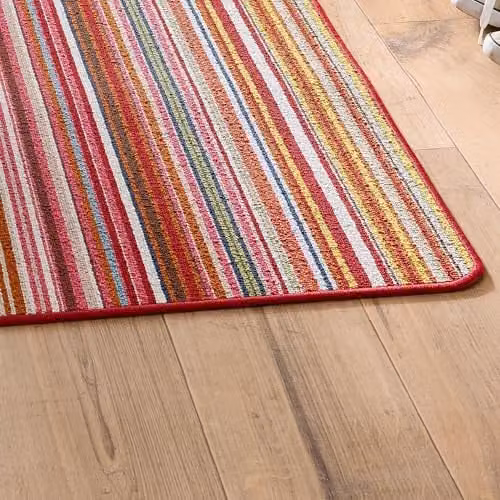 My Mat Candy Multi Bright Striped Runner, W: 67 cm, L: 100 cm