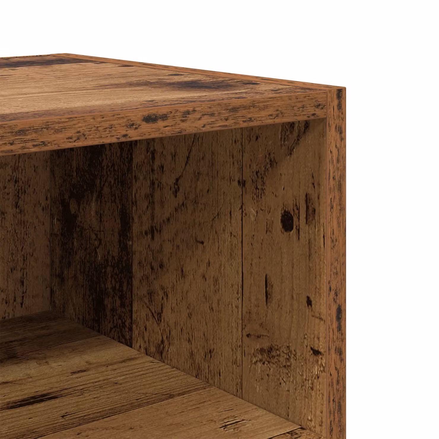 Berkfield Home Bedside Cabinet in Brown Old Wood, W/D/H: 40 x 30 x 50 cm – 4