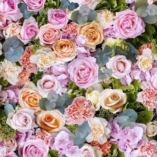 Arthouse Spring Floral Botanical Wallpaper in Pink, Beige, Green and Silver