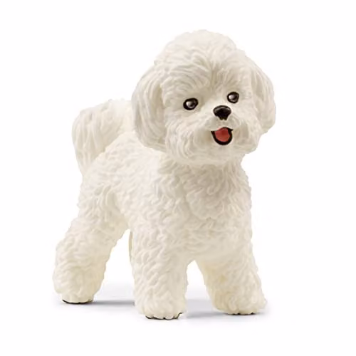 Schleich Farm World Bichon Frise White Dog Toy Figurine