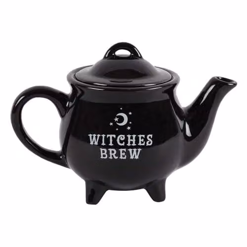 Spirit of Equinox Black Ceramic Teapot – 1