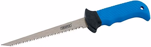 Draper 02945 150 mm Soft-Grip Hardpoint Plasterboard Saw in White and Blue