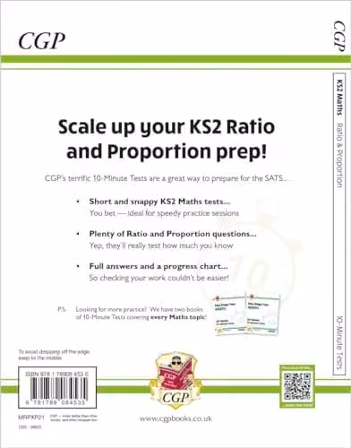CGP KS2 Maths SAT Buster 10-Minute Tests Ratio and Proportion for 2027 Exams