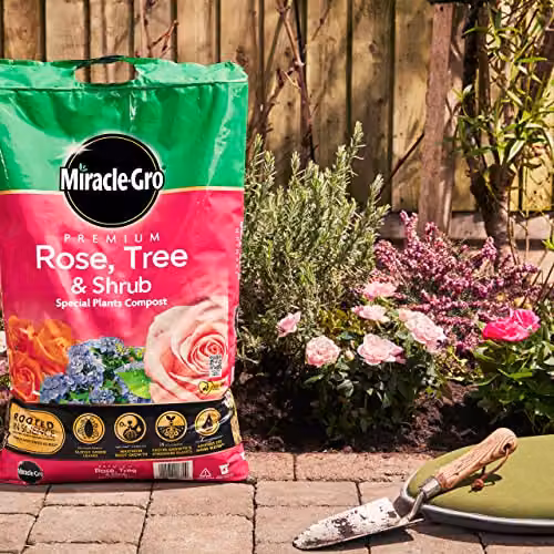 Miracle-Gro Premium Rose, Tree and Shrub Compost, 40 l, Brown – 4