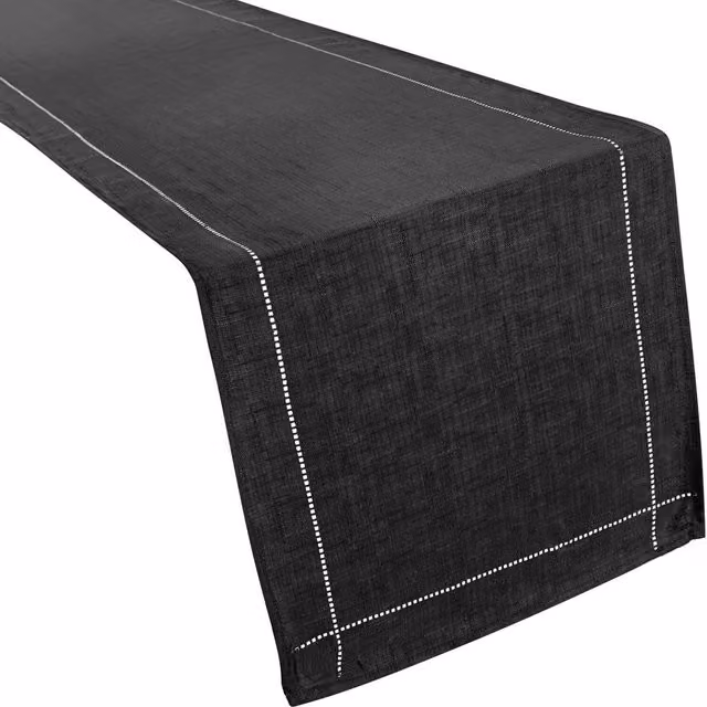 Gr8 Home Black Polyester Table Runner