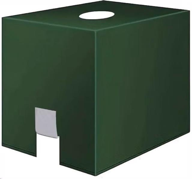 FLAVORA Heavy Duty Waterproof IBC Water Tank Cover in Green, W: 100 cm, D: 15 cm – 1