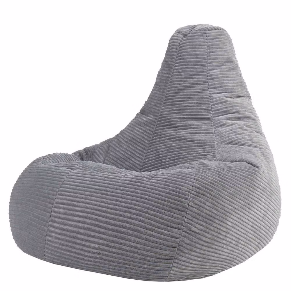 icon Dalton Corduroy Bean Bag Recliner in Grey – 2