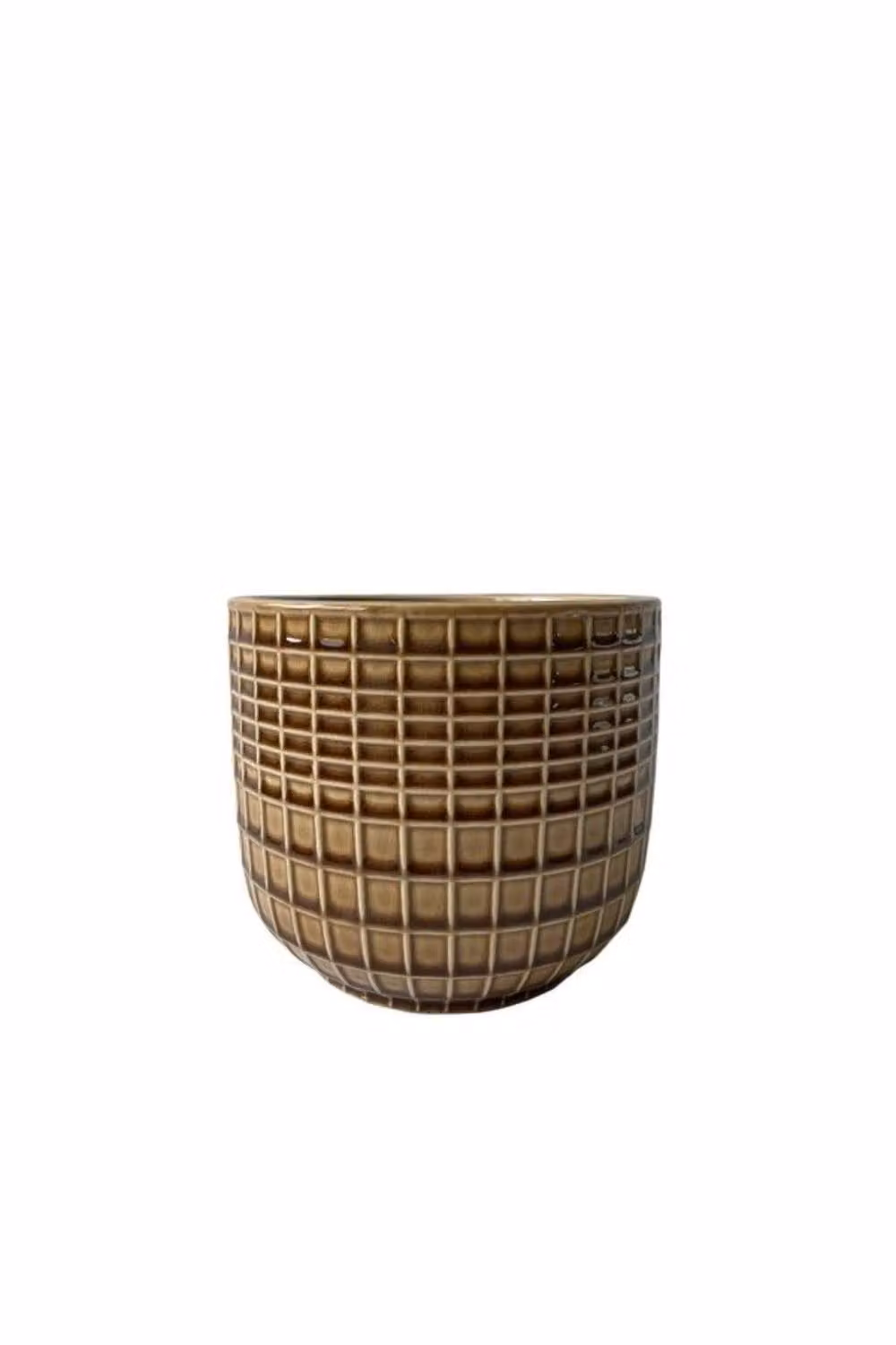KDMD Hortus Braga Pot, Brown, 4 Pack, H 7 cm x Dia 7.5 cm – 2