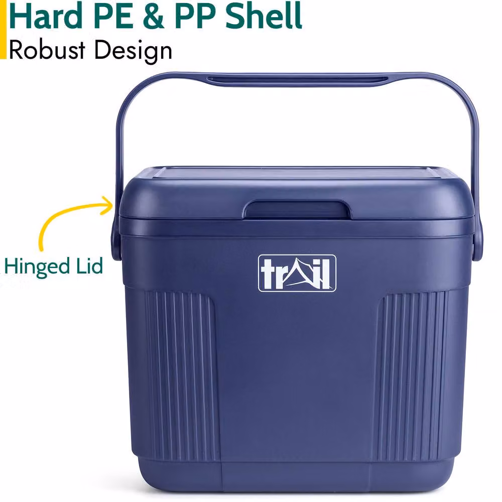 Trail 22L Insulated Outdoor Leisure Cool Box in Blue – 4