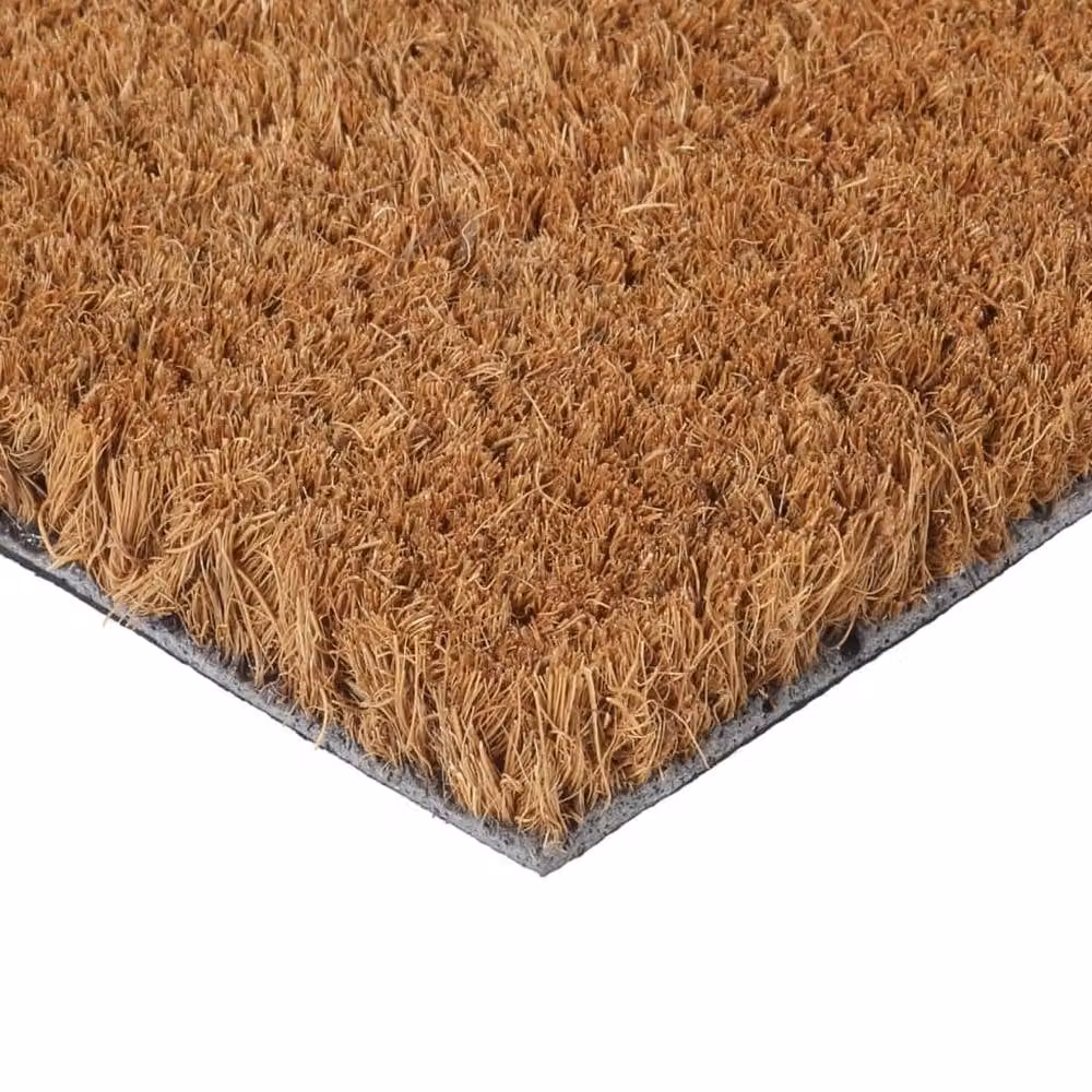 Berkfield Home Rectangular Coir and PVC Door Mat, Brown, W: 45 cm, L: 75 cm – 2