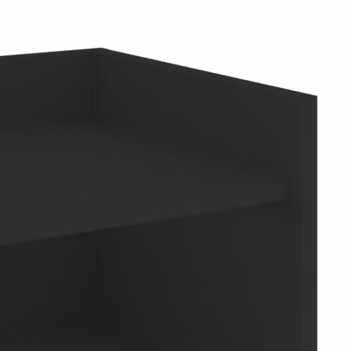 vidaXL Modern Black Matt Sideboard in MDF, W/D/H: 45 x 35 x 75 cm – 5