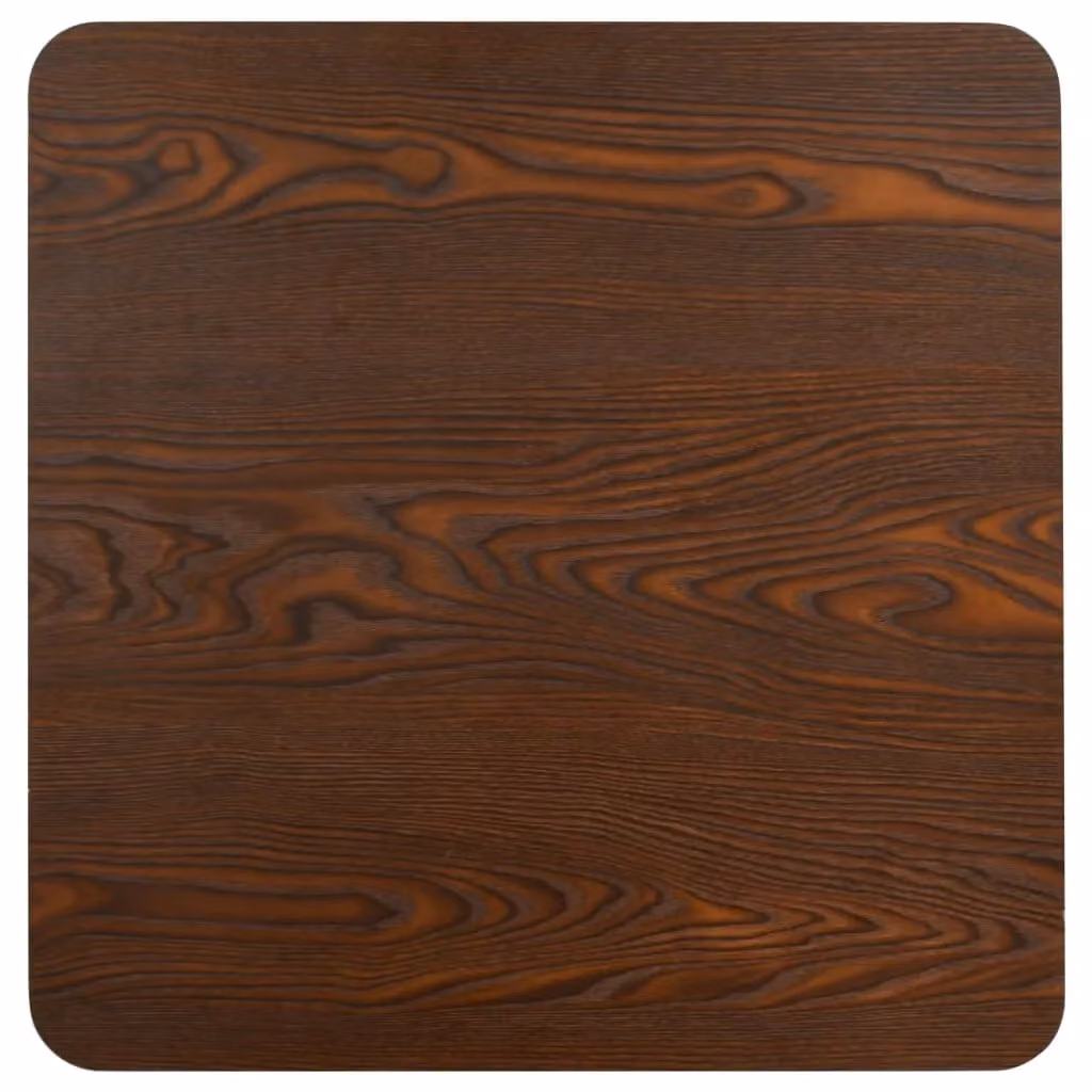 Berkfield Home Round Bistro Table in Dark Brown, W/D: 50 x 50 cm – 3