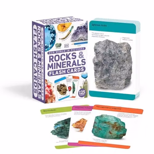DK Our World in Pictures Rocks and Minerals Multicolour Flash Cards – 1