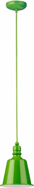 Orsina Modern Green Metal Cone Pendant Light with Adjustable Height