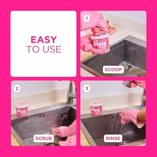 Stardrops The Pink Stuff Miracle Cleaning Paste, 850g – 4