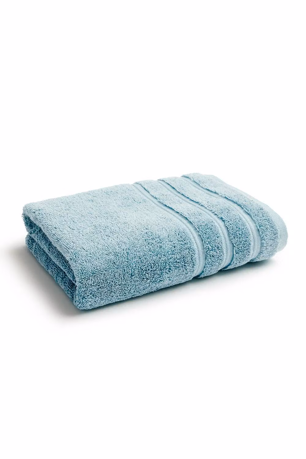 Christy Antalya Premium Turkish Cotton Loose Towel in Pale Blue – 3