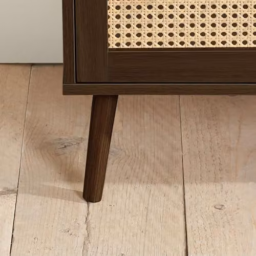 Birlea Croxley 7 Drawer Rattan Chest of Drawers in Walnut Brown, W/D/H: 120 x 40 x 80 cm – 4