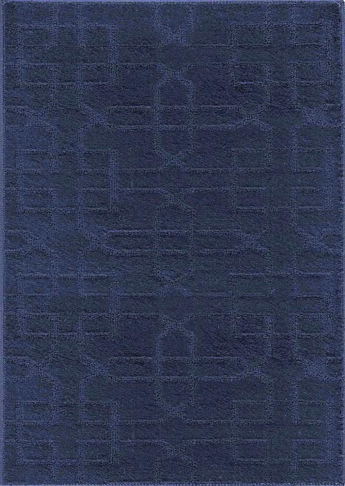 Desire Rugs Ivy Non-Slip Machine Washable Graphic Doormat, Blue, W: 80 cm, D: 50 cm – 2