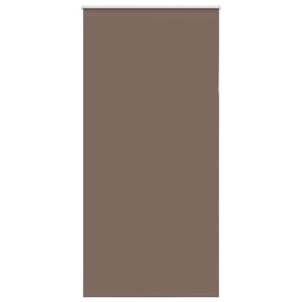 Berkfield Home Blackout Roller Blind in Brown Polyester, W: 95 cm, H: 230 cm – 3