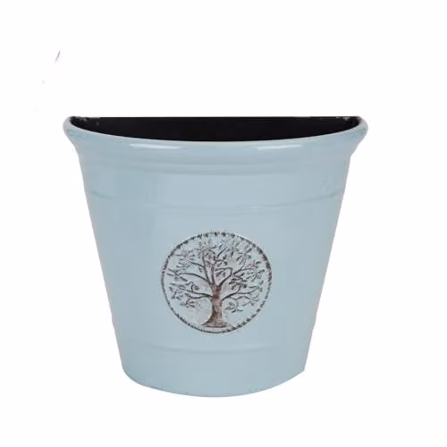 VFM e-Store Blue Plastic Window Box Planter, W: 22.8 cm, H: 12.8 cm