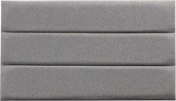 ASC Destiny Grey Fabric Strutted Headboard for Small Single Beds