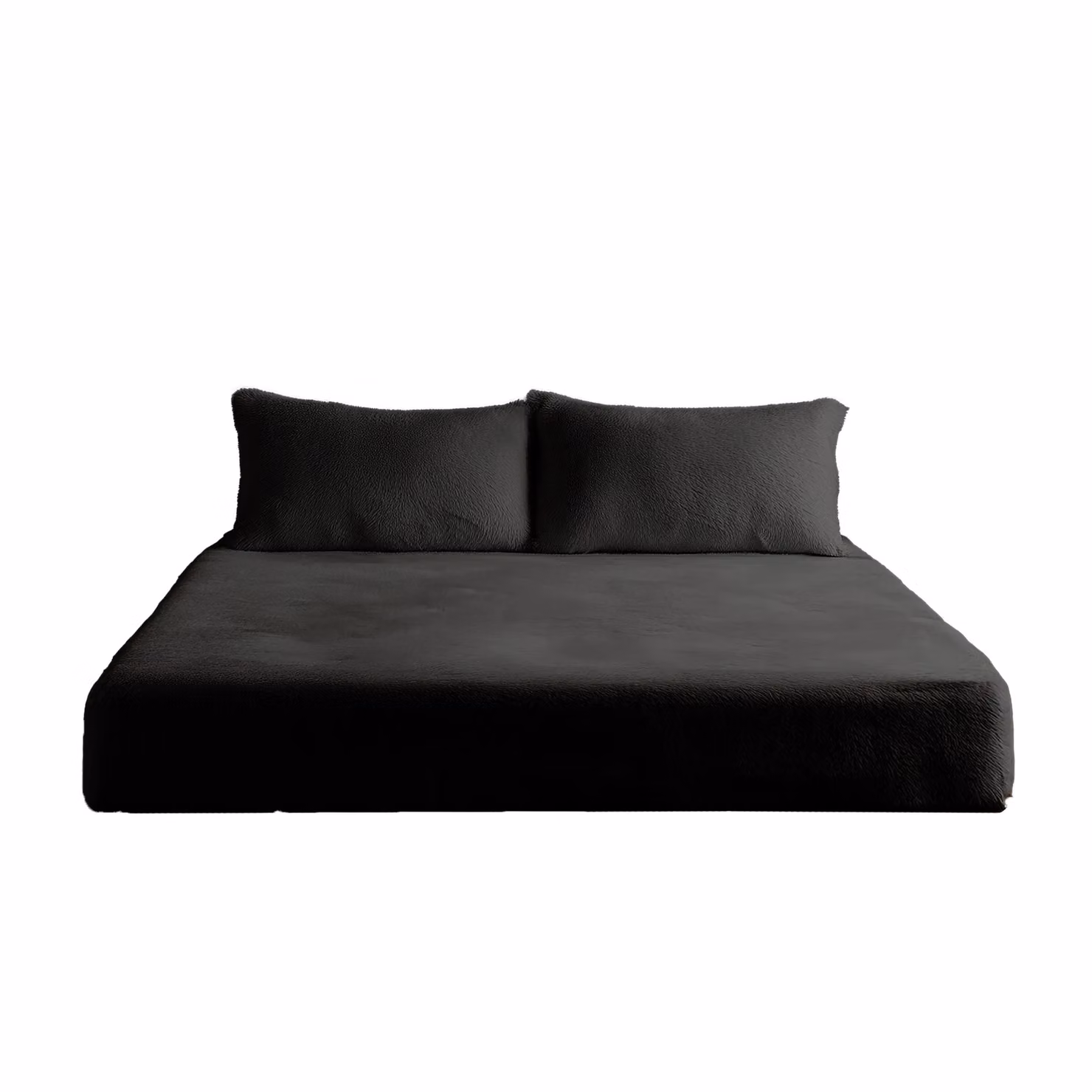 Snug City Black Teddy Fleece Extra Deep Fitted Sheet, Super King, 30 cm Depth – 2