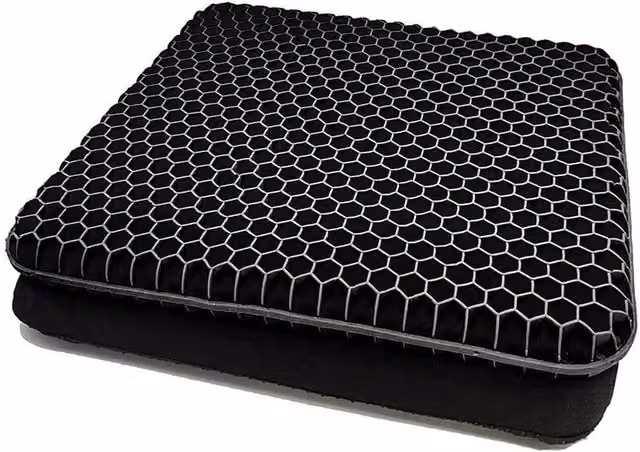 KORVIXA Black Breathable Gel Egg Seat Cushion, W: 100 cm x L: 190 cm – 1