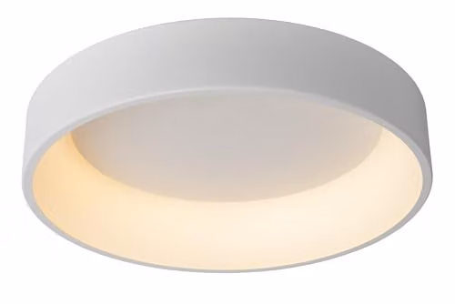 Lucide Talowe LED Flush Ceiling Light, White, Diameter: 60 cm