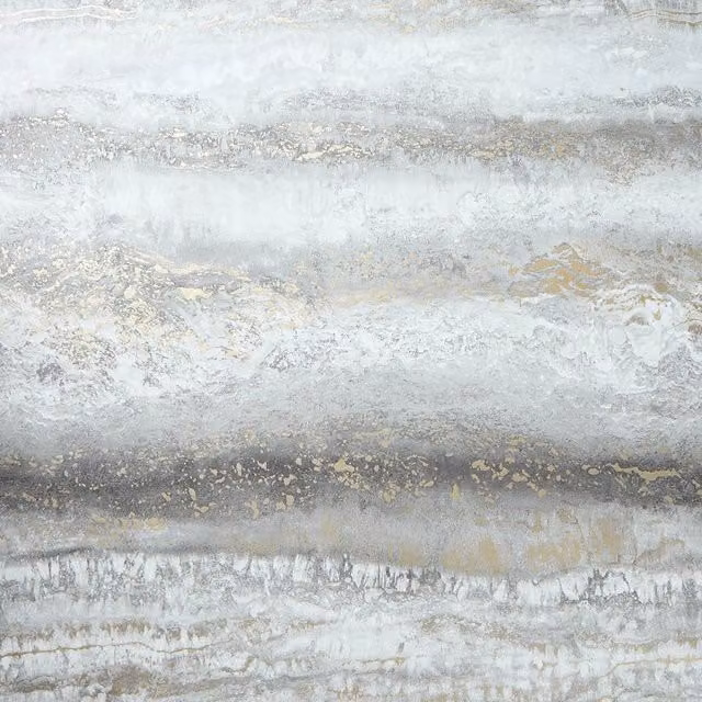 I Love Wallpaper Elissia Marble Abstract Wallpaper Sample in Grey and Gold