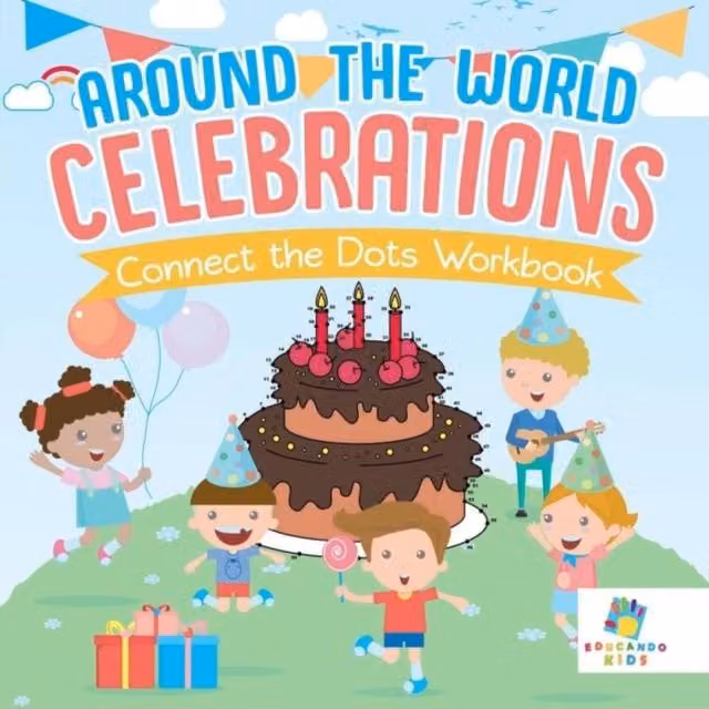 Educando Kids Around the World Celebrations Connect the Dots Multicolour Paperback Workbook