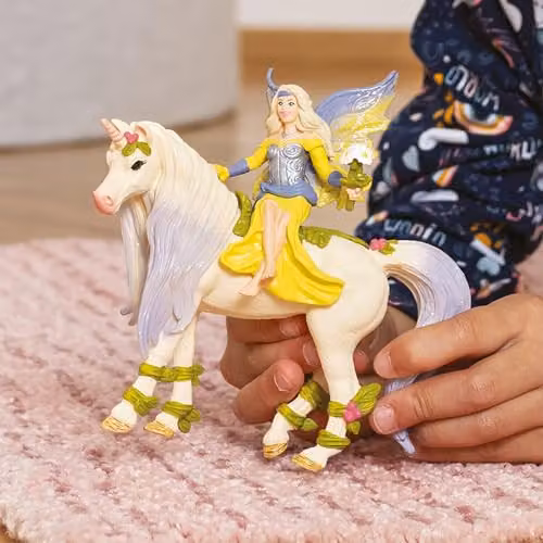 Schleich Bayala Fairy Sera with Blossom Unicorn Multicolour 3-Piece Playset – 2