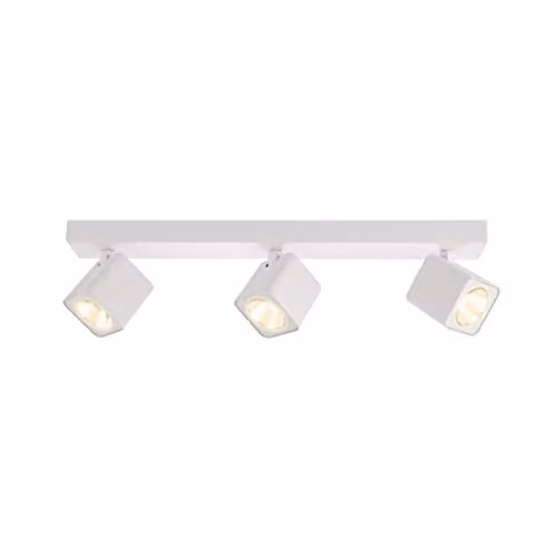 Netlighting Aveiro Modern LED Ceiling Spotlight Bar in White with 4000K Cool White Light – 1