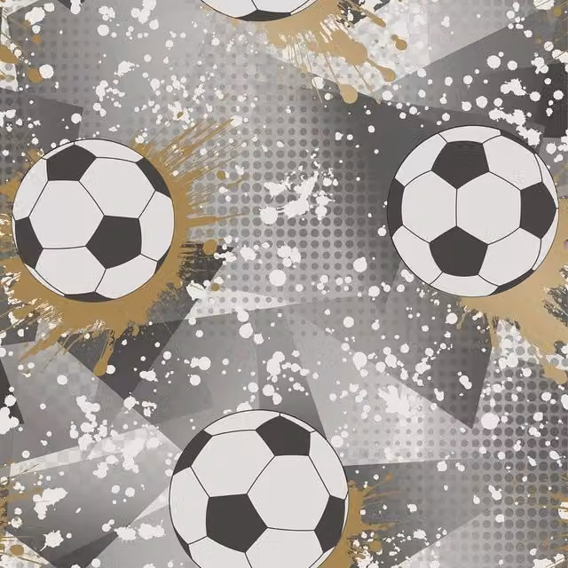 Holden Decor Frenzy Football Textured Wallpaper in Grey