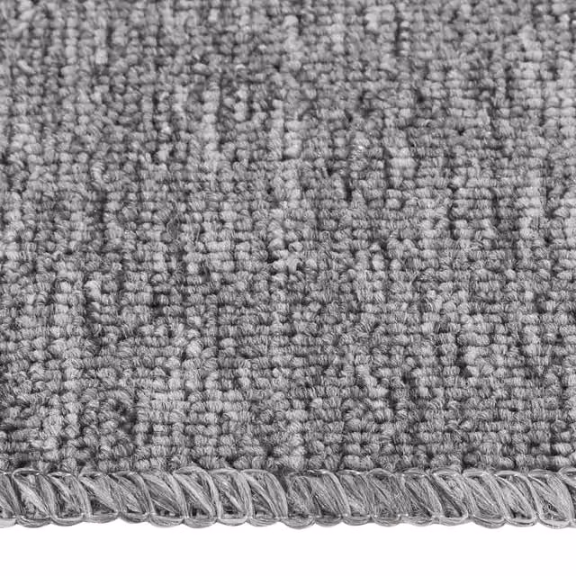 Berkfield Home Anti Slip Decorative Stair Mats, 15 Pack, Grey, W: 75 cm x D: 20 cm