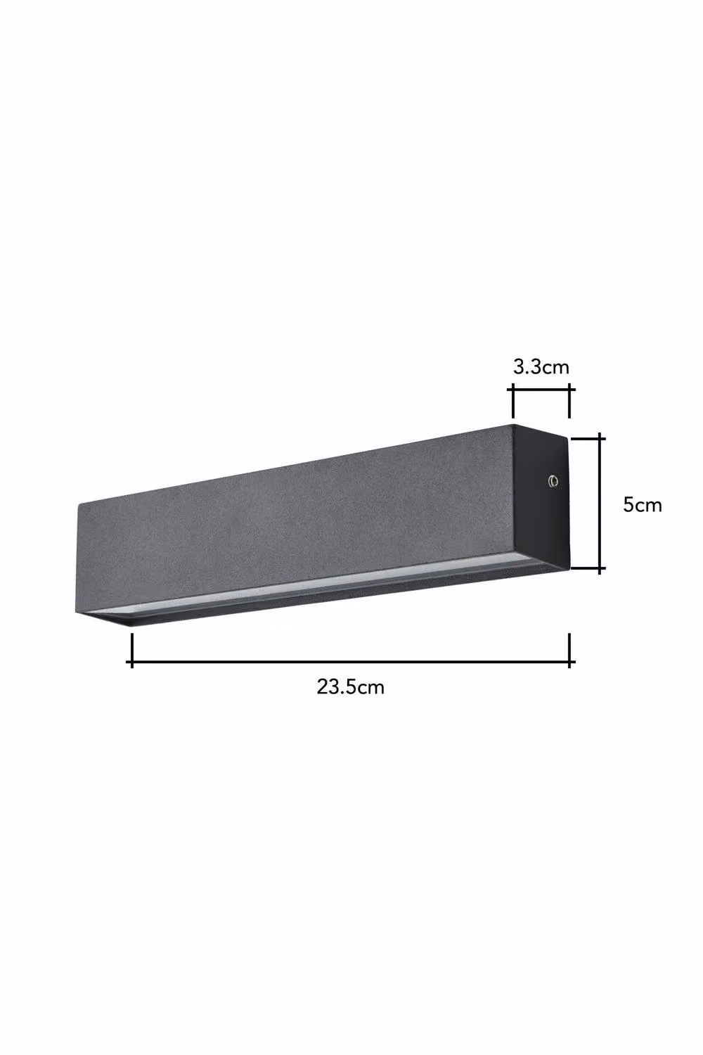 BHS Lighting Easton LED Outdoor Wall Light in Grey – 3