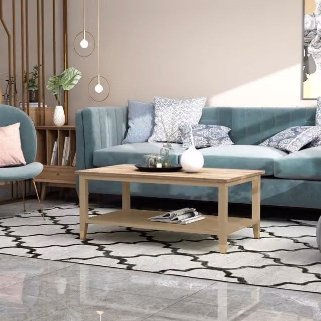 Cabinet Bits Palazzi Coffee Table in Light Sand, W100 x D56 x H45 cm – 1